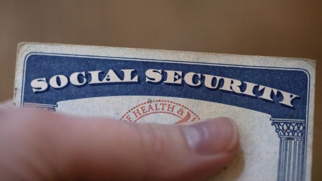 A Social Security card