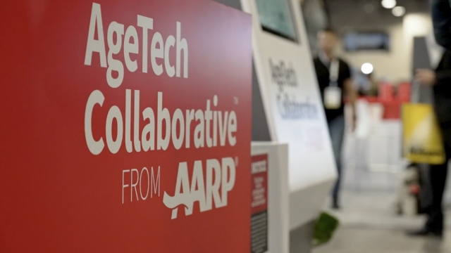 AgeTech Collaborative from AARP sign.