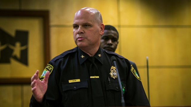 Newport News Police Chief Steve Drew speaks during a press conference