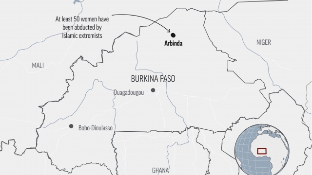 A map showing Burkina Faso's northern Sahel region