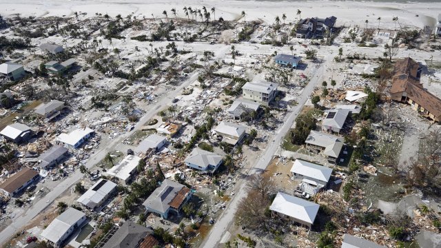 Damage from Hurricane Ian in Florida