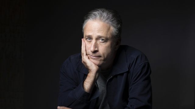 Jon Stewart poses for a portrait in promotion of his film, "Rosewater," in New York