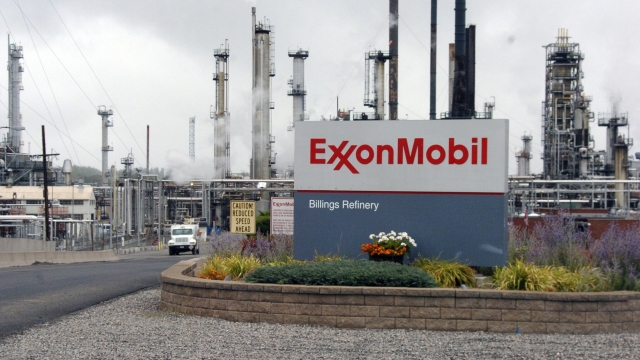 Exxon Mobil Billings Refinery sits in Billings, Montana
