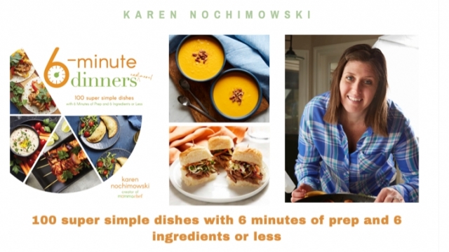 Picture of the book "6-Minute Dinners"