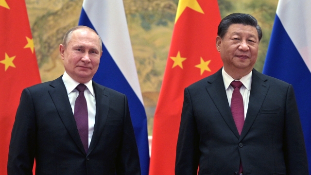 Russian President Vladimir Putin and Chinese President Xi Jinping.