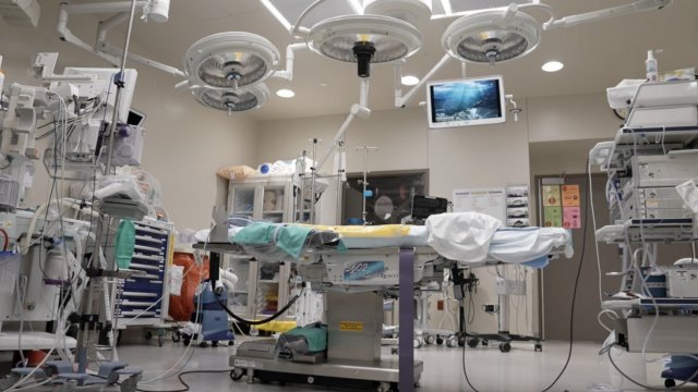 A hospital surgical room