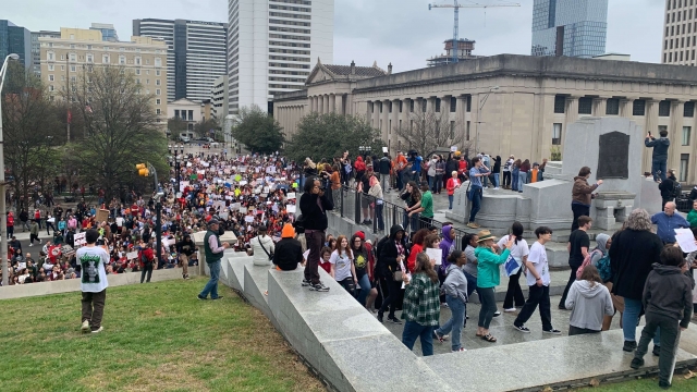 Students rally for gun control in Tennessee