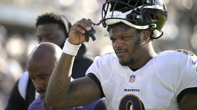 Baltimore Ravens quarterback Lamar Jackson.