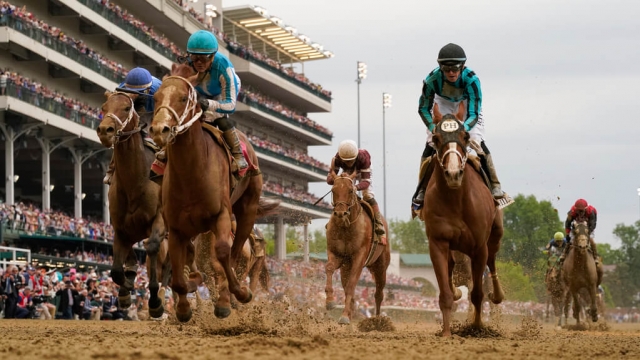 The 149th running of the Kentucky Derby horse race at Churchill Downs.