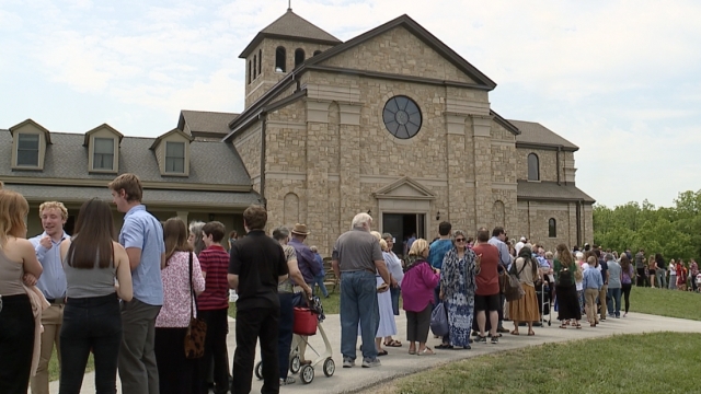 Hundreds make a pilgrimage to Gower, Missouri, to witness what they call a miracle.