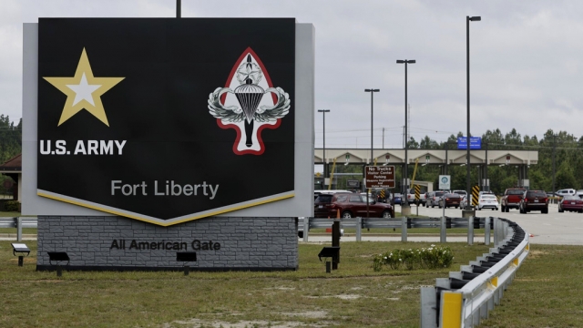 Fort Liberty Army base sign