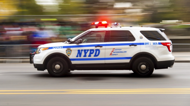 An NYPD police car.
