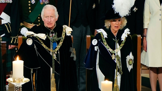 Britain's King Charles III and Queen Camilla.