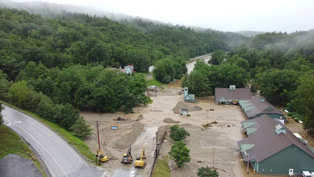 Floodwaters in Vermont