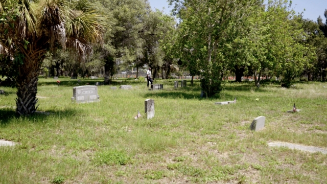 A cemetary in Florida
