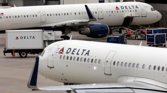 Delta airplanes.