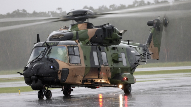 An Australian Army MRH-90 Taipan helicopter