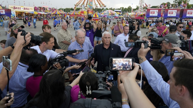 Mike Pence at the Iowa State Fair