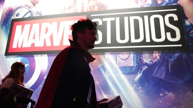 Marvel Studios exhibit at the D23 Expo.