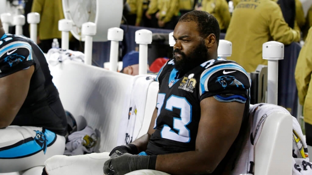 Carolina Panthers' Michael Oher in 2016