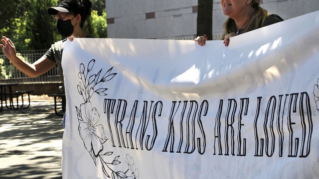 A rally for transgender rights