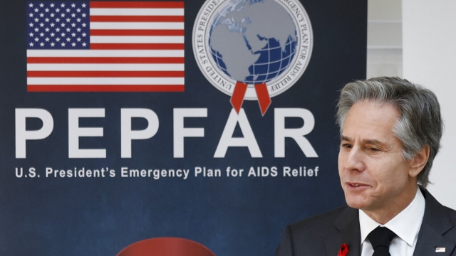 Secretary of State Antony Blinken speaks about the President's Emergency Plan for AIDS Relief (PEPFAR).