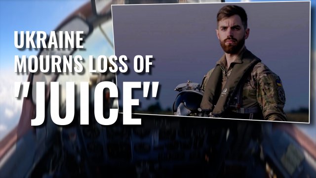 Ukrainian fighter pilot whose call sign is "Juice."