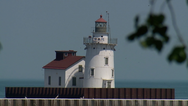 Lake Erie lighthouse.