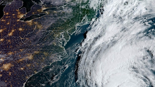 Hurricane Lee off the U.S. East Coast