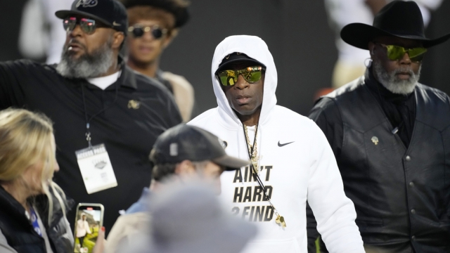 Coach Prime gifts sunglasses to Buffs,'First Take' cast after CSU jab