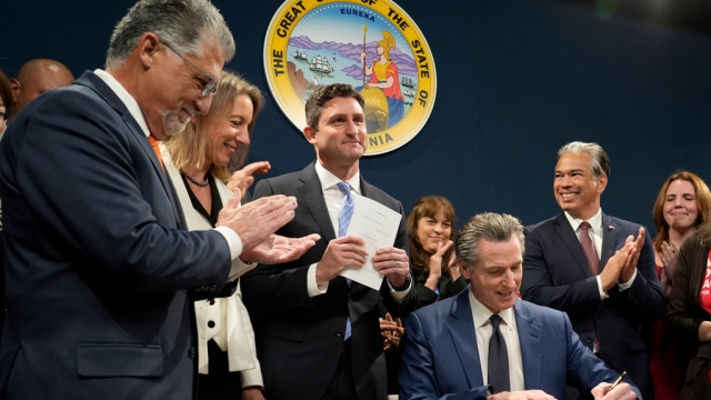 California Gov. Gavin Newsom signs gun control bills