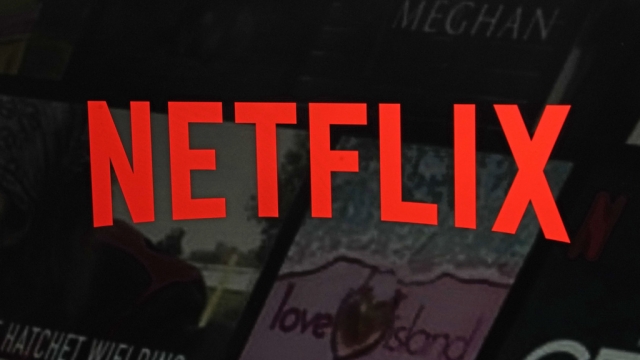 The Netflix logo is displayed on the company's website.