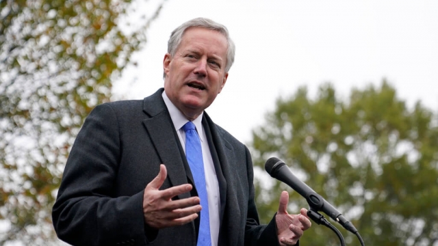 White House chief of staff Mark Meadows on Monday, Oct. 26, 2020