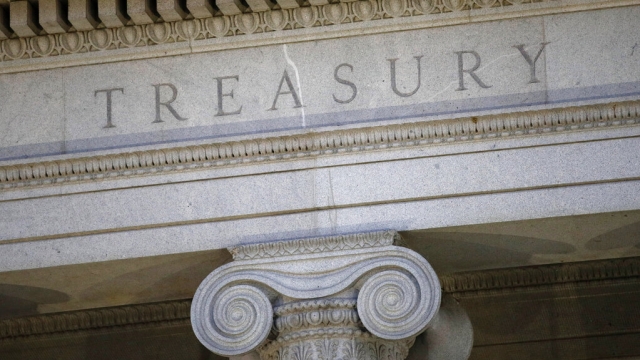 U.S. Treasury Department building in D.C.