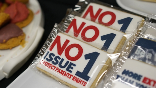 "NO Issue 1" cookies are displayed on the snack table during a watch party.