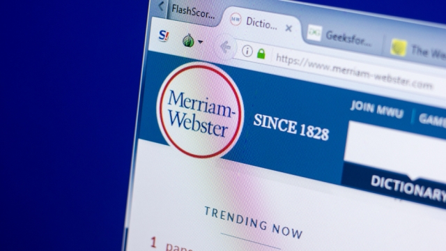 Search on Merriam-Webster's website