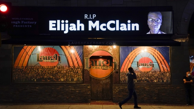A candlelight vigil for Elijah McClain in Los Angeles
