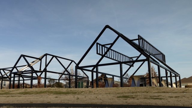 Homes being built in Joplin, Missouri.