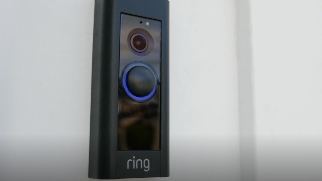 A ring doorbell camera.