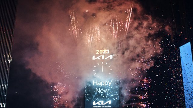 The Times Square New Year's Eve Ball drop celebration