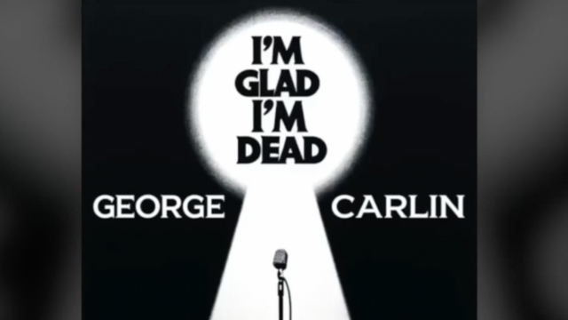 AI generated George Carlin comedy special poster