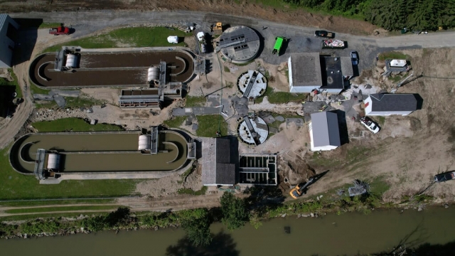 A wastewater treatment plant in Vermont