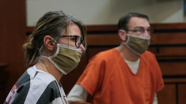 Jennifer and James Crumbley, the parents of a school shooter, appear in court.