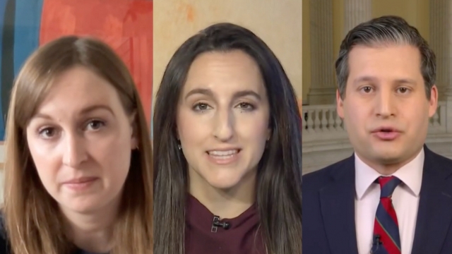 Elena Schneider with Politico, Haley Bull and Nate Reed with Scripps News
