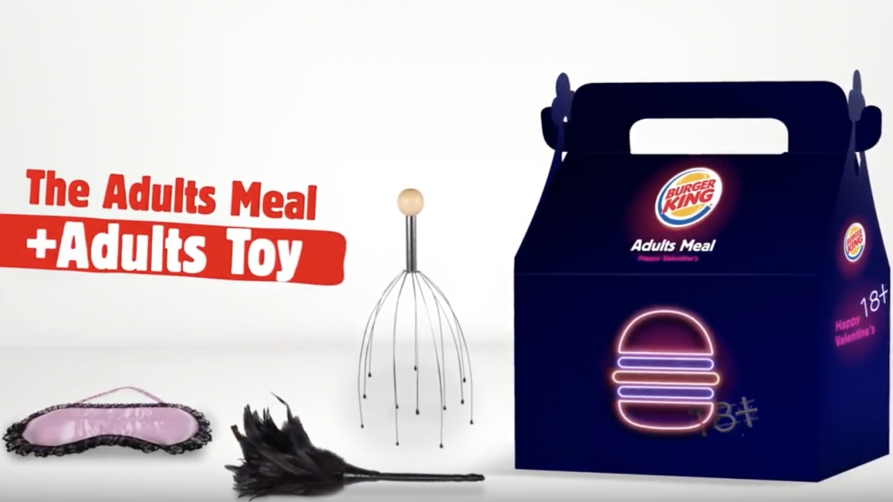 Burger King Israel's "adults meal"
