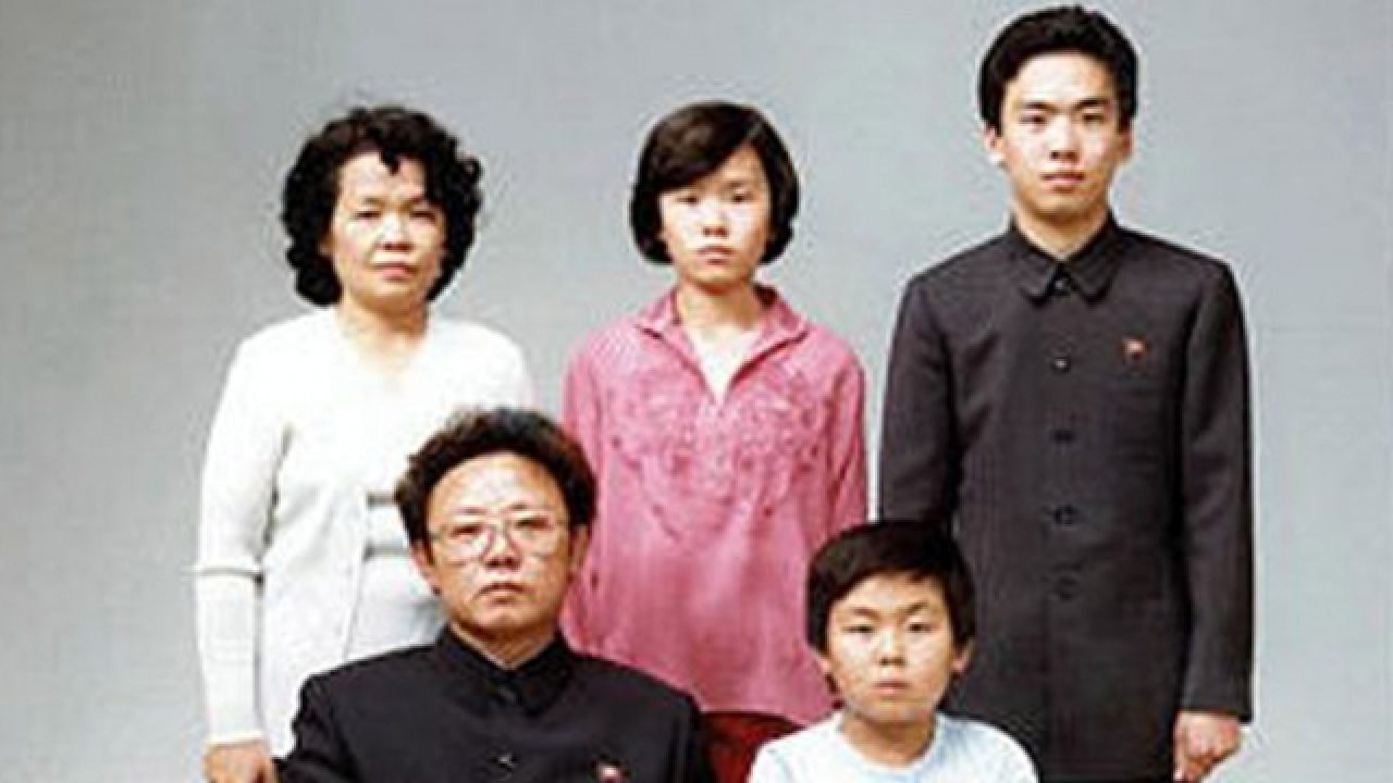 Family photo with Kim Jong-nam