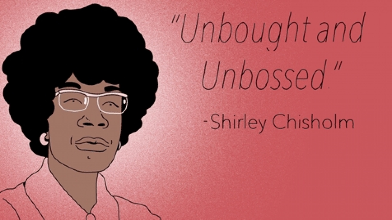 illustration of Shirley Chisholm