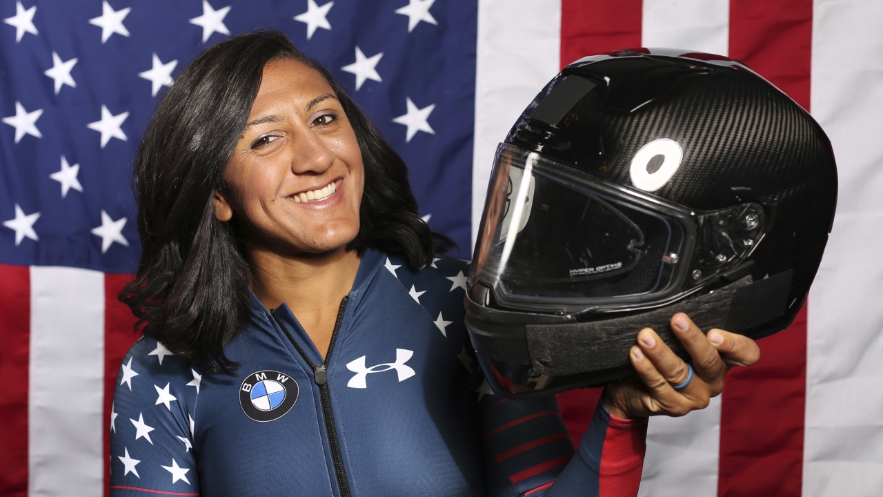 United States Olympic Winter Games bobsledder Elana Meyers Taylor