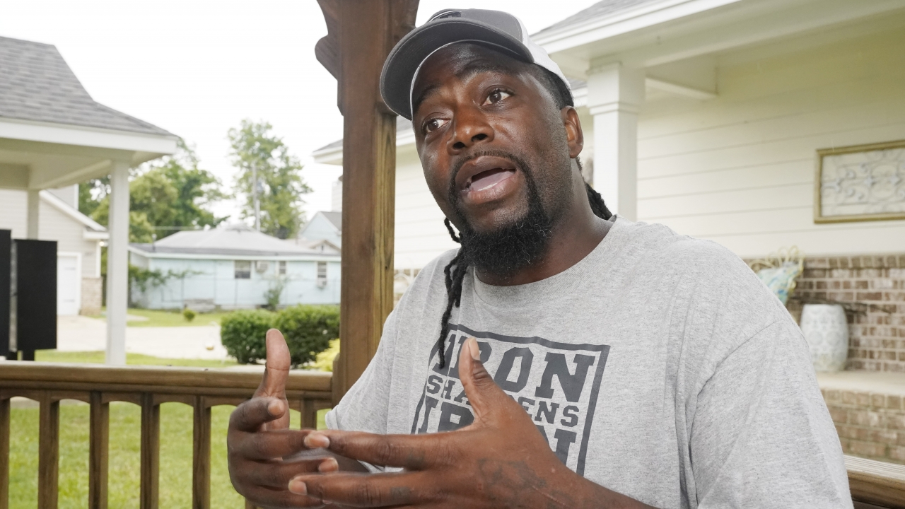 A formerly incarcerated person speaks about his workforce reentry program