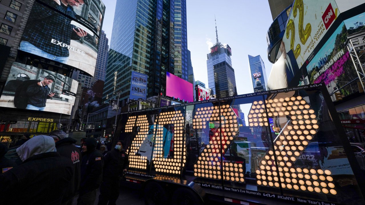 A 2022 sign in New York City
